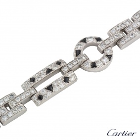 Cartier Panthere de Cartier Diamond & Onyx Bracelet 